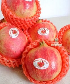 Thu hoạch quả lựu Thái chín đỏ rực cực kỳ bắt mắt tại vườn Phúc An