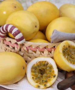 Cận cảnh trái chanh dây vàng