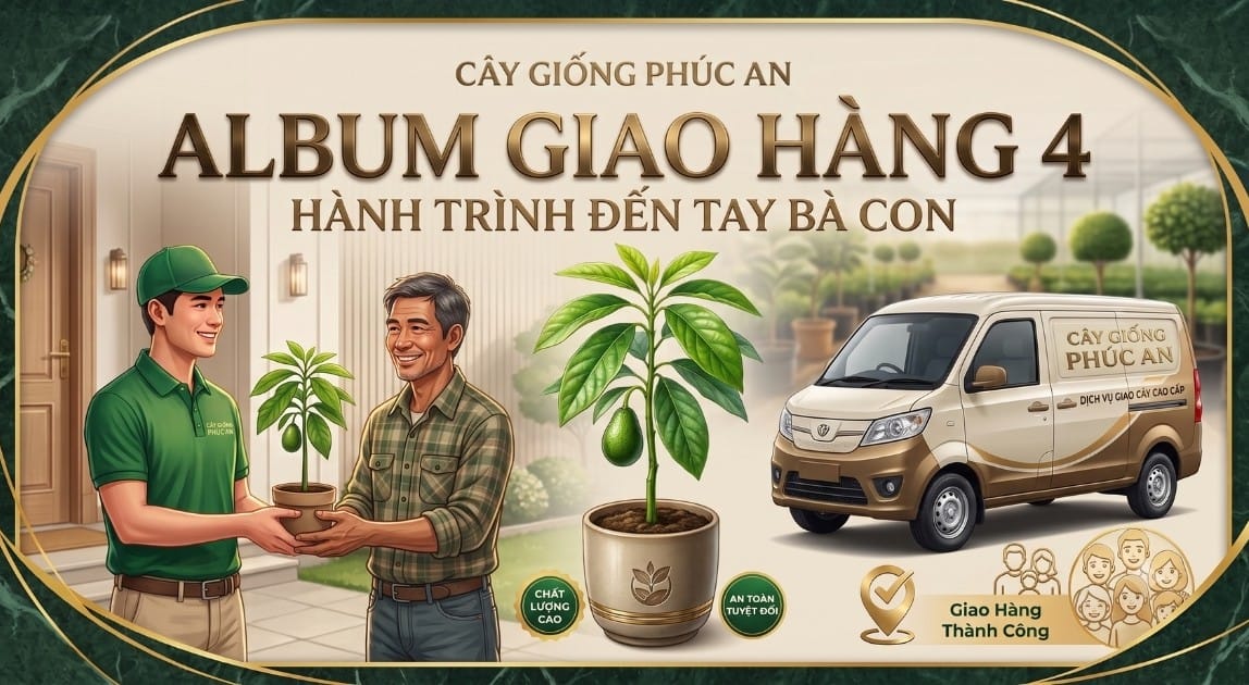Cây giống Phúc An giao hàng cho khách